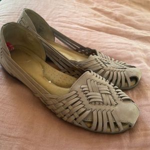 Natural Soul Huarache Slip Ons